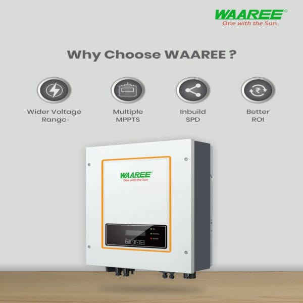 WAAREE 4.5kW Single Phase Solar On Grid Inverter - Image 4