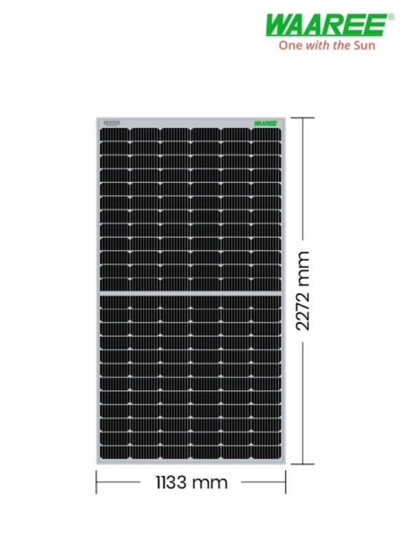 WAAREE 540Wp 144 Cells 24 Volts Mono PERC Solar Module - Image 4