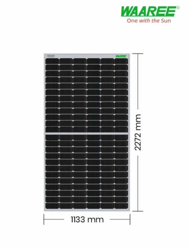 WAAREE 450Wp 144Cells 24 Volts Mono PERC Solar Module - Image 2