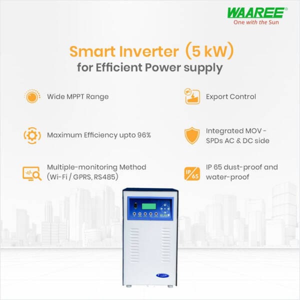 Waaree 5 kW Off-Grid Solar Combo - Image 2