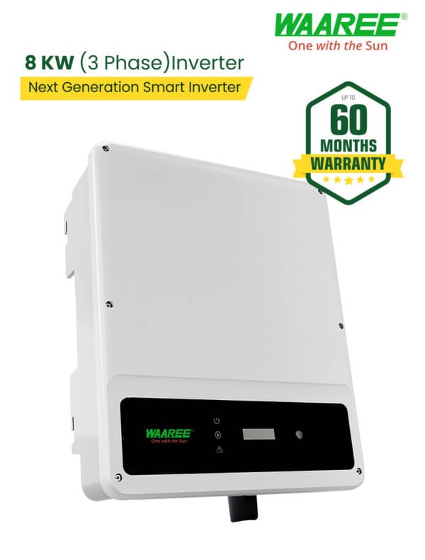 WAAREE 8kW Three Phase Solar On Grid Inverter